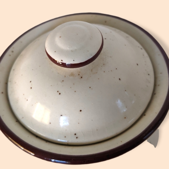 Vintage Poppy Valencia 2 Stoneware Canisters Orange Flowers japan - Picture 4 of 8